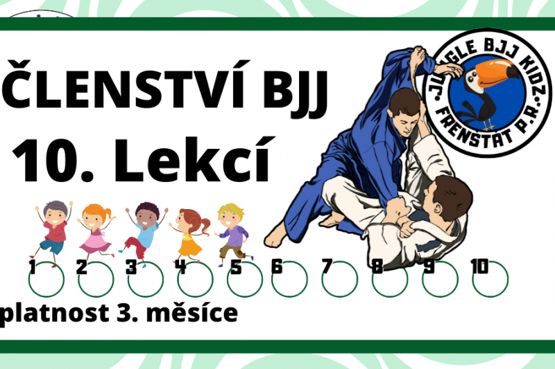 Členství Příspěvek na sportování (BJJ kids)