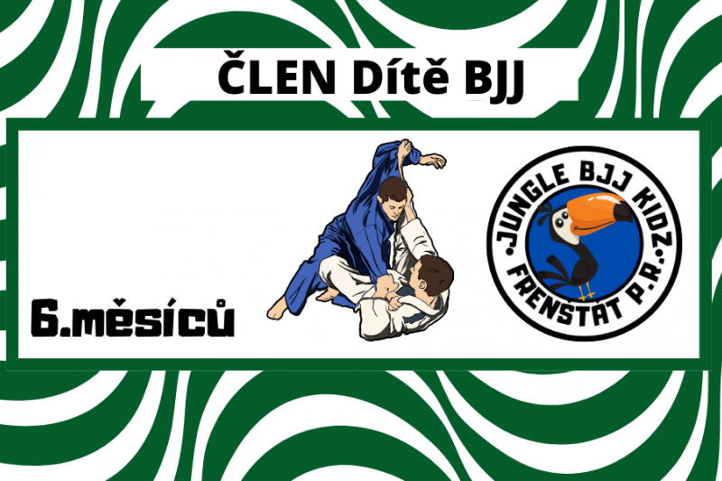 Členství 6. měsíční BJJ KIDS